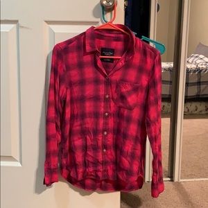 American eagle flannel button down